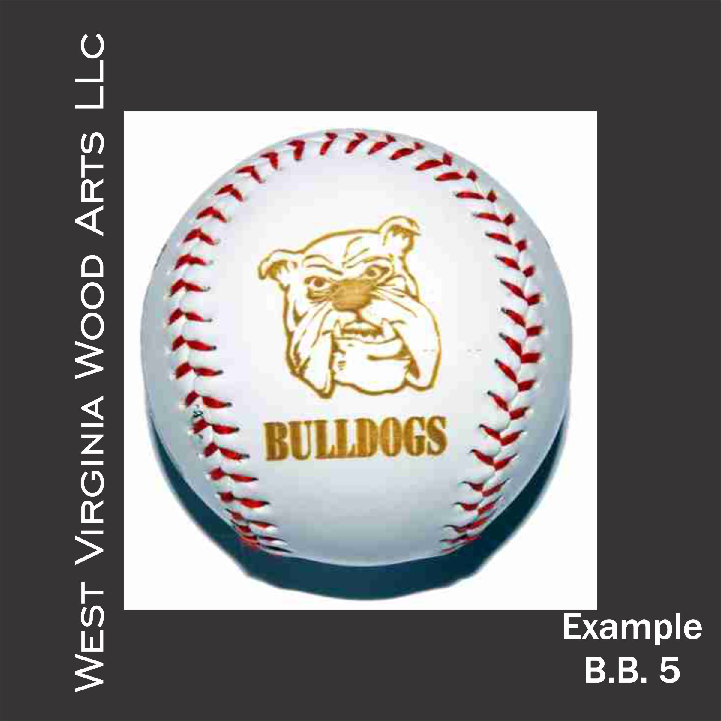 personalized baseball with graphic engraving main link example